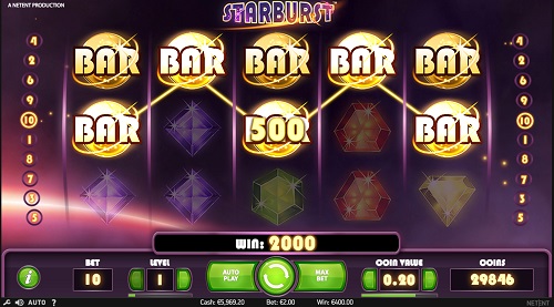 Starburst online Casino Bonus